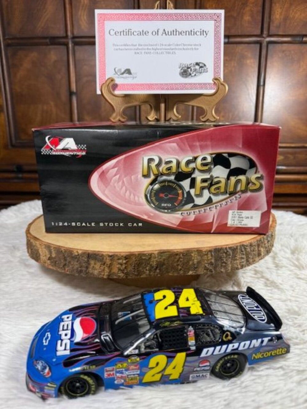 Jeff Gordon #24 Pepsi 2007 Monte Carlo SS Color Chrome 1:24 Scale Stock Car